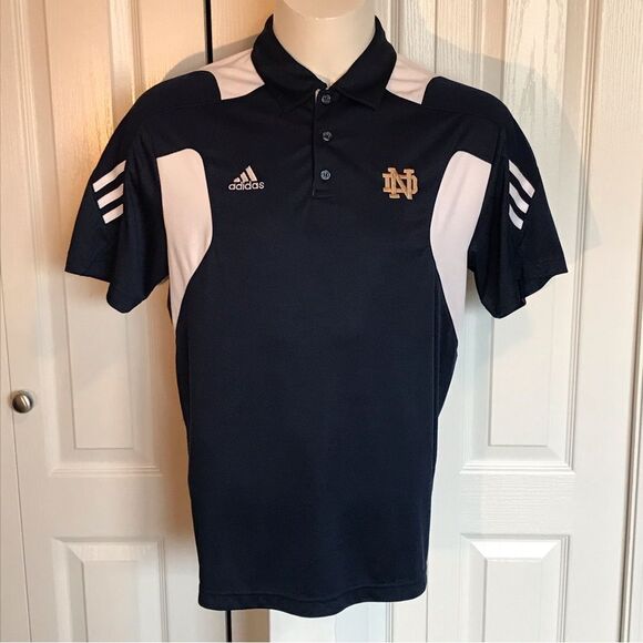 adidas Other - Adidas Notre Dame football polo